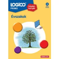 LOGICO Primo Évszakok 1244 feladatkártya sárga borító fával és sárkánnyal