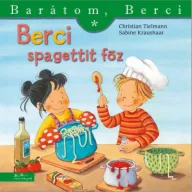 Berci spagettit főz könyvborító Manó Könyvek