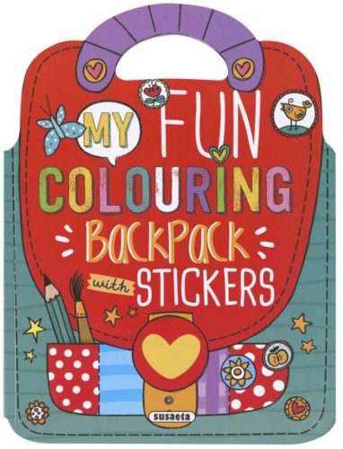 My fun colouring backpack - Girls