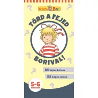 Törd a fejed Borival! 5-6 éveseknek képes fejtörő füzet borítója a Manó Könyvektől