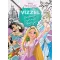 Disney hercegnők vízzel festhető színezőkönyv Kolibri Kiadó fedőlapja