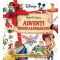 Napról napra Adventi mesekalendárium kartonált mesekönyv borítója Disney figurákkal