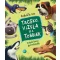 Tacskó, vizsla és a többiek kutyás könyv gyerekeknek borítója kutyafejekkel