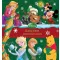 Disney Karácsonyi mesegyűjtemény keménytáblás könyvborító Elsa, Matuka és Micimackó figuráival