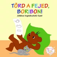 Törd a fejed, Boribon! játékos foglalkoztató füzet borítója