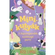Minikutyák 3. A legszuperebb szülinapi parti könyvborító kiskutyákkal és tortával