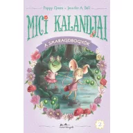 Mici kalandjai A smaragdbogyók könyvborító egérrel és békával