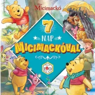 Hét nap Micimackóval flexi kötésű mesekönyv borítója a Kolibri Kiadótól