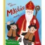 Mikulás mese könyv borítója Szent Miklóssal és két krampusznak öltözött gyerekkel