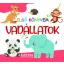 Elektra Vadállatok Első könyvem borítója színes állatfigurákkal