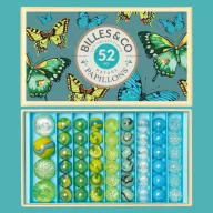 Billes & Co üveggolyó szett - large box - Butterfly