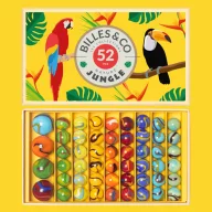 Billes & Co üveggolyó szett - large box - Jungle 2