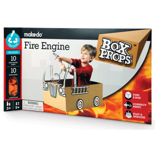 Djeco BoxProps Közlekedés - Tűzoltóautó - Fire Engine