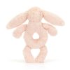 Jellycat plüss csörgő - Bashful blush Bunny