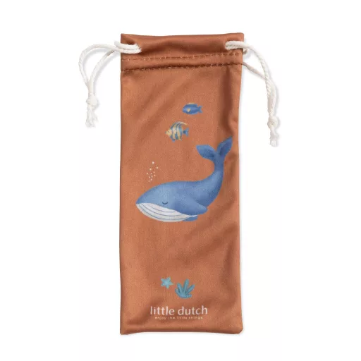 Little Dutch gyerek napszemüveg puha tokkal - Ocean Splash