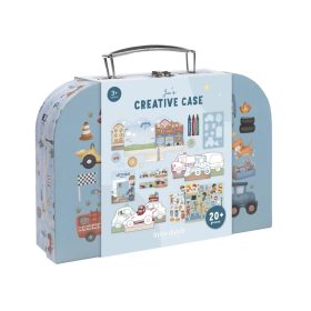 Little Dutch kreatív készlet bőröndben - Jim járművei