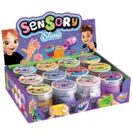 Szenzoros slime tégelyben, többféle BUKI