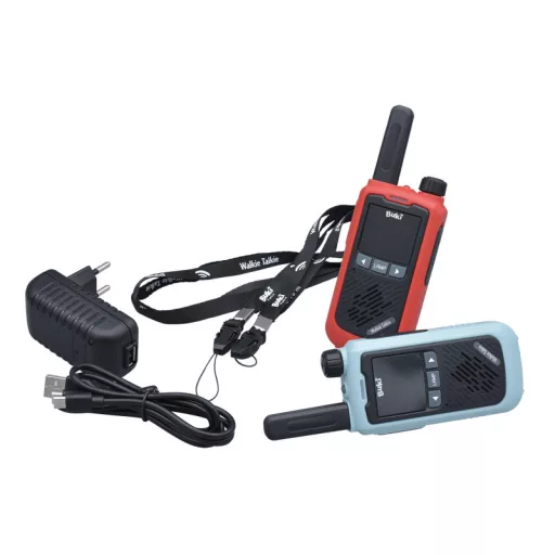 Újratölthető walkie-talkie 5 km-es hatótávolsággal BUKI