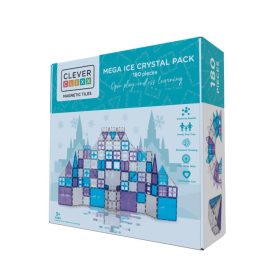   Cleverclixx mágneses építőjáték - Mega ice crystal pack 180 db