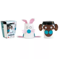   Djeco Csészefigurák - Nyúl és kutya - Makedo Cup Critters