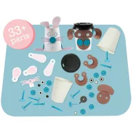   Djeco Csészefigurák - Nyúl és kutya - Makedo Cup Critters