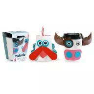   Djeco Csészefigurák - Tehén és tyúk - Makedo Cup Critters