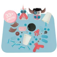   Djeco Csészefigurák - Tehén és tyúk - Makedo Cup Critters