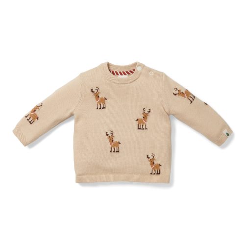 Little Dutch karácsonyi mintás kötött pulóver - 86