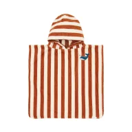Little Dutch fürdőponcsó Ocean World Brown Stripe
