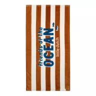 Little Dutch strandtörölköző Ocean World Brown Stripe