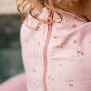 Little Dutch gyerek hosszú ujjú fürdőruha kis pink virágok 62/68