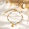 Cosmos beach vibe karkötő - Gold Shell