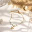 Cosmos beach vibe karkötő - Pearl and shell