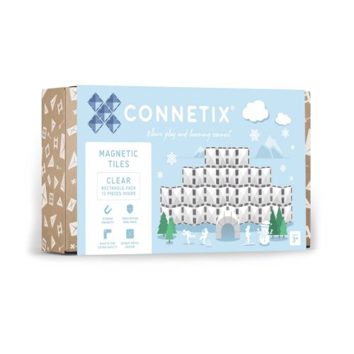 Connetix Clear Rectangle Pack 12 db