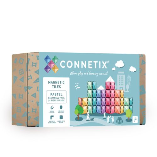 CONNETIX Pastel Rectangle Pack 24 db