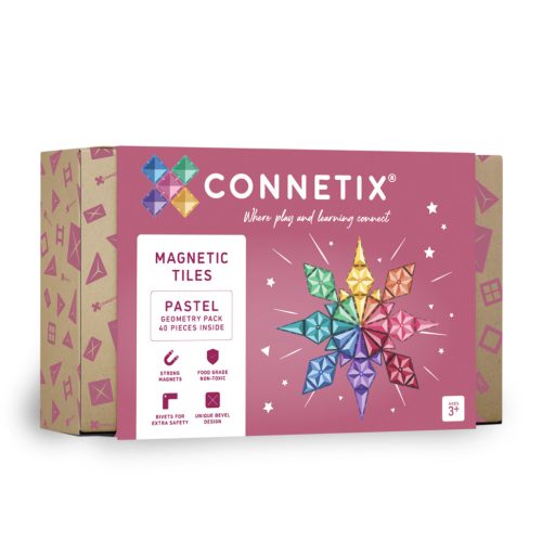 CONNETIX Pastel Geometry Pack 40 db
