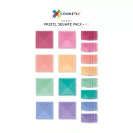 CONNETIX Pastel Square Pack 40 db