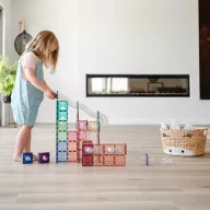 CONNETIX Pastel golyópálya kiegészítő 80 db