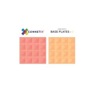 CONNETIX 2 db-os építőlap - Barack/Sárga