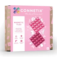 CONNETIX 2 db-os építőlap - Rózsaszín/Málna