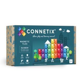 CONNETIX Rainbow Rectangle Pack 18 db