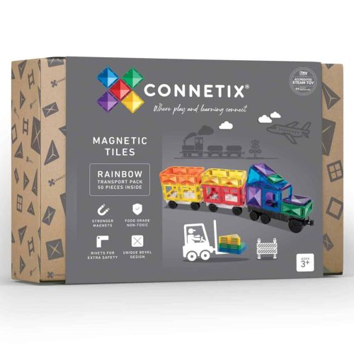 Connetix Rainbow Transport Pack 50 db