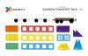 Connetix Rainbow Transport Pack 50 db