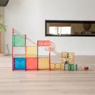 CONNETIX Rainbow golyópálya kiegészítő 66 db
