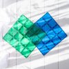 Connetix 2 db-os építőlap - Kék/Zöld