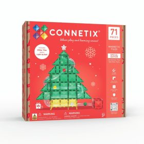   CONNETIX Christmas Tree - Limitált karácsonyi golyópálya - 71 db