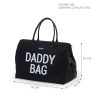 Childhome "Daddy Bag" Táska - Fekete