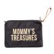 Childhome "Mommy's Treasures" Retikül - Fekete/Arany-Kifutó termék!