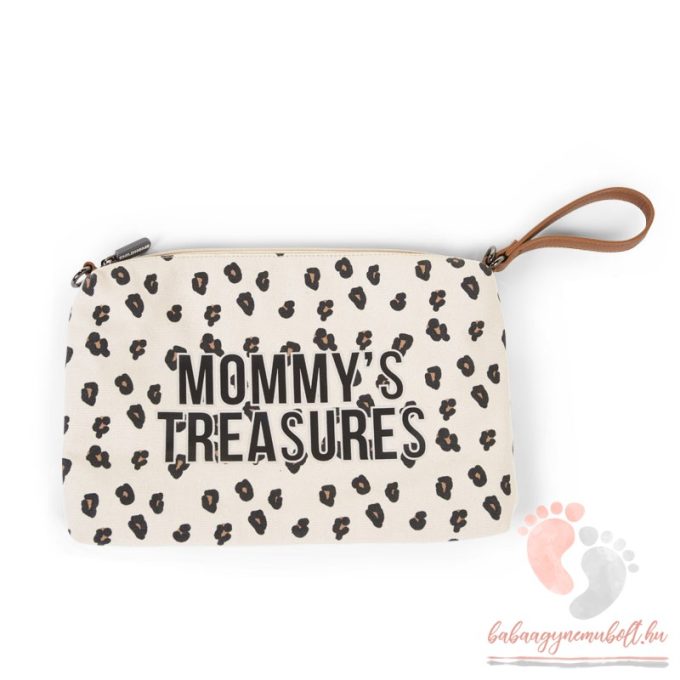 Mommy Clutch - canvas leopard