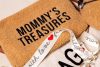 Childhome "Mommy's Treasures" Retikül - Plüss Barna-Kifutó termék!